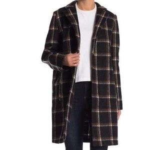 Melrose and Market Plaid Coat